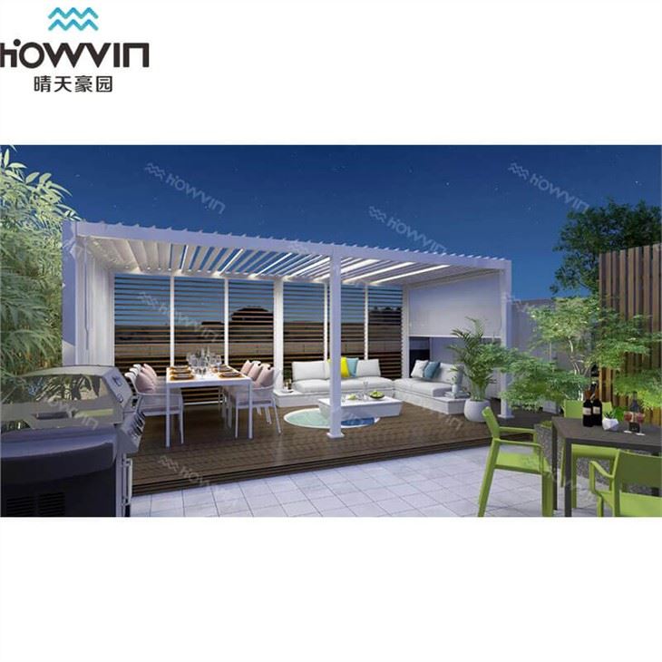 Pergola Dengan Panggangan